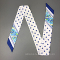 Floral Rechteckige Krawatte Stil Halstuch Custom Design Seidenschal